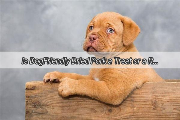 Is DogFriendly Dried Pork a Treat or a Risk Uncover the Truth